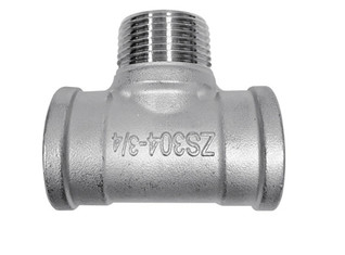 ティーANSIの標準を減らす化学316Lステンレス鋼の管のティーNPTの糸SS